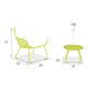Set lounge 4 places PAVIE