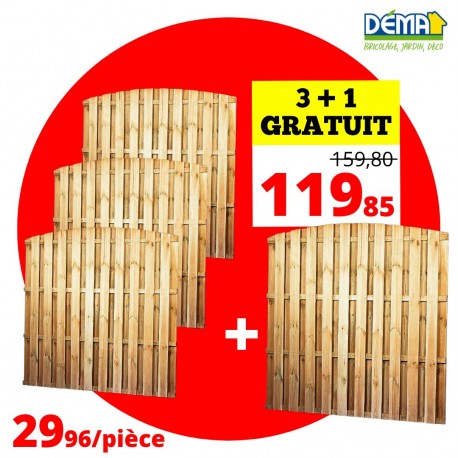 Ecran en bois arqué BEFFE